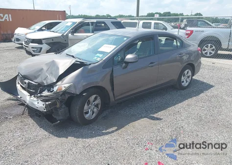 2013 Honda Civic Lx из США, поврежденный, VIN 2HGFB2F55DH594168